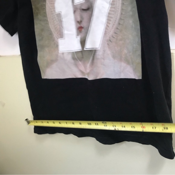 Givenchy Madonna 17 Graphic Cotton T Shirt Top Short Sleeves Unisex Crew Black L - Picture 15 of 16